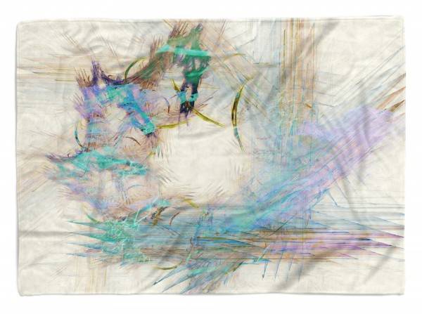 Paul Sinus Art Enigma Handtuch Strandhandtuch Saunatuch Kuscheldecke mit abstrakten Motiv