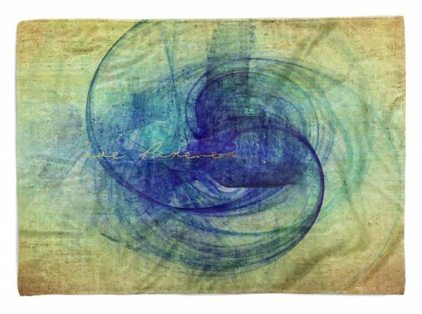 Paul Sinus Art Enigma Handtuch Strandhandtuch Saunatuch Kuscheldecke mit abstrakten Motiv