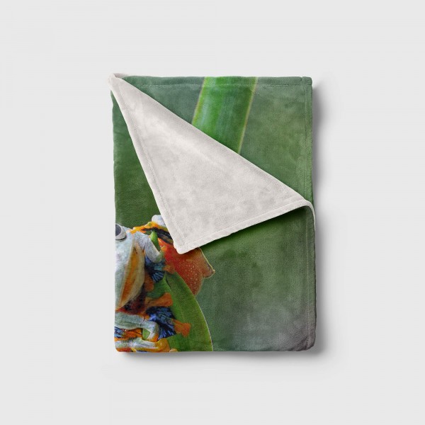 Paul Sinus Art Handtuch Strandhandtuch Saunatuch Kuscheldecke mit Tiermotiv drei kleine Frösch Super Rabatt