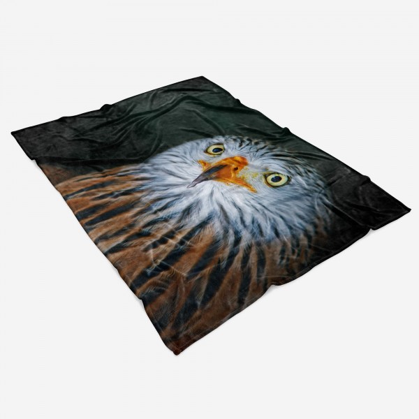 Paul Sinus Art Handtuch Strandhandtuch Saunatuch Kuscheldecke mit Tiermotiv Adler Weißkopfadle Fabrikladen
