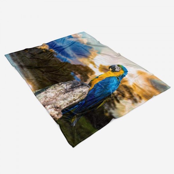 Paul Sinus Art Handtuch Strandhandtuch Saunatuch Kuscheldecke mit Tiermotiv Papagei Exotisch 50% Rabatt für begrenzte Zeit