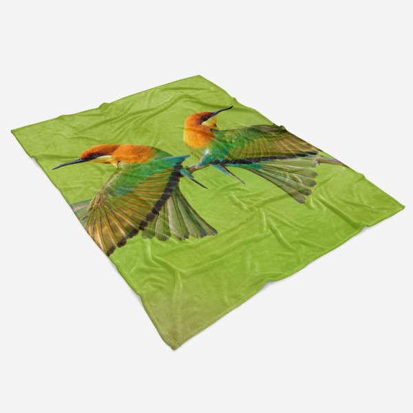 Paul Sinus Art Handtuch Strandhandtuch Saunatuch Kuscheldecke mit Tiermotiv Prachtfinken klein Angebote