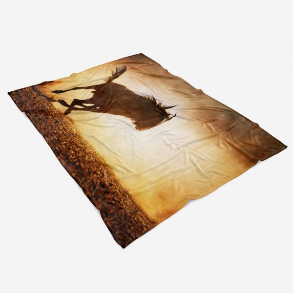Paul Sinus Art Handtuch Strandhandtuch Saunatuch Kuscheldecke mit Tiermotiv Gnu Wildnis Hotsell