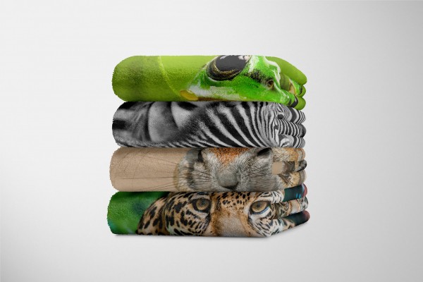 Paul Sinus Art Handtuch Strandhandtuch Saunatuch Kuscheldecke mit Tiermotiv Erdhörnchen Süß Fabrik Onlineshop
