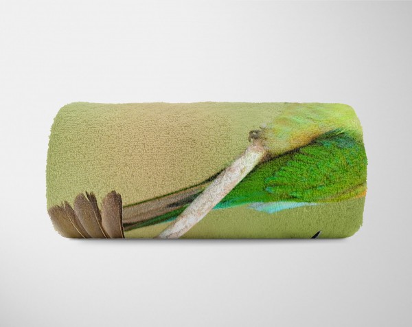 Paul Sinus Art Handtuch Strandhandtuch Saunatuch Kuscheldecke mit Tiermotiv Prachtfinken klein Flash Sale