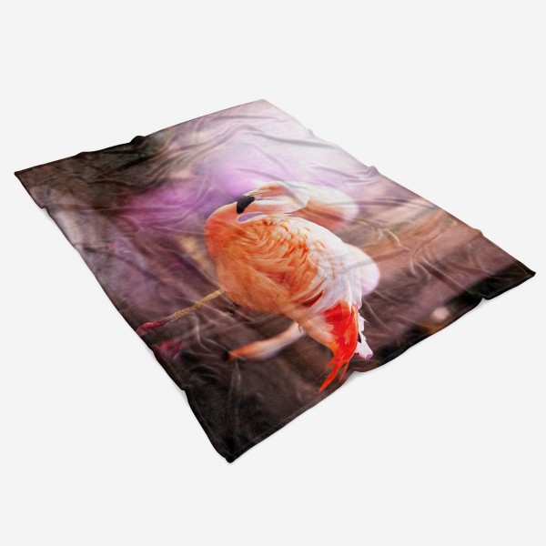 Paul Sinus Art Handtuch Strandhandtuch Saunatuch Kuscheldecke mit Tiermotiv Flamingo Kunstvoll Online Shopping
