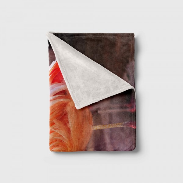 Paul Sinus Art Handtuch Strandhandtuch Saunatuch Kuscheldecke mit Tiermotiv Flamingo Kunstvoll Online Shopping