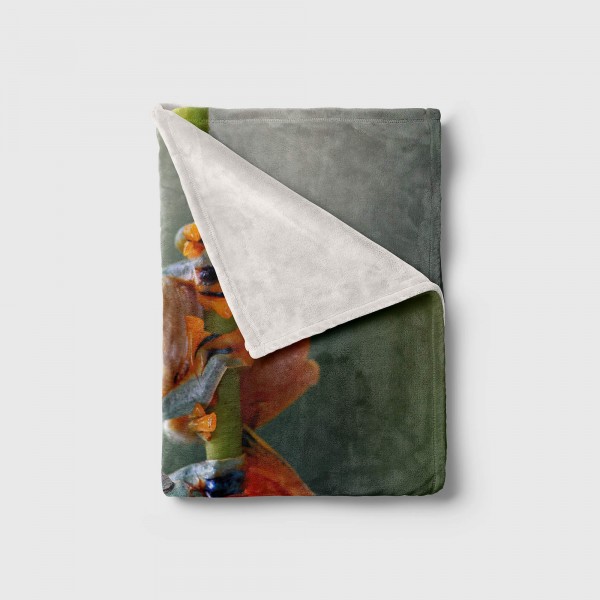 Paul Sinus Art Handtuch Strandhandtuch Saunatuch Kuscheldecke mit Tiermotiv drei Frösche hänge Saisonschlussverkauf