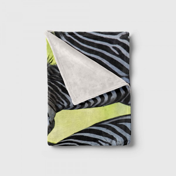 Paul Sinus Art Handtuch Strandhandtuch Saunatuch Kuscheldecke mit Tiermotiv Zebras Afrika Sonn Black Friday