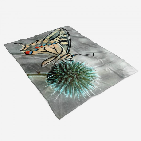 Paul Sinus Art Handtuch Strandhandtuch Saunatuch Kuscheldecke mit Tiermotiv Schmetterling Naha Jubiläumsangebot