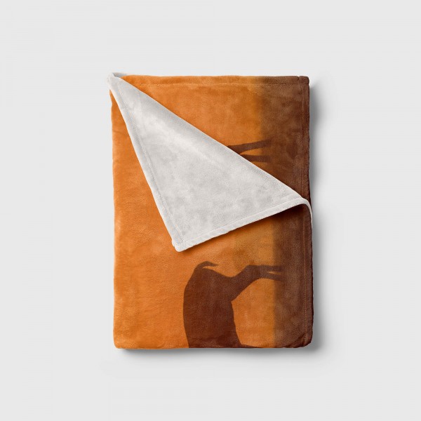 Paul Sinus Art Handtuch Strandhandtuch Saunatuch Kuscheldecke mit Tiermotiv Hirsche Hirschkamp Lagerräumung