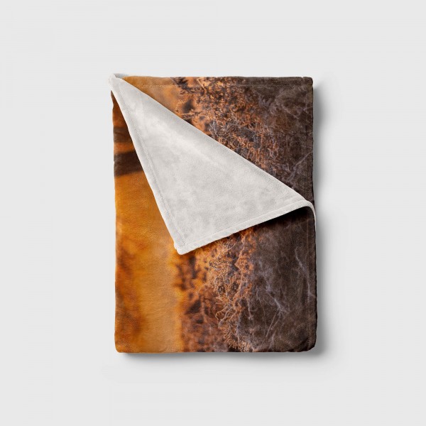 Paul Sinus Art Handtuch Strandhandtuch Saunatuch Kuscheldecke mit Tiermotiv Hirsch Wald Sonnen Top Angebot