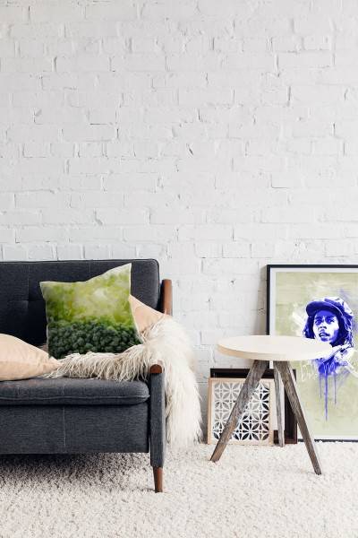Paul Sinus Art Macro, grün, Brokkoli Deko Kissen 40x40cm für Couch Sofa Lounge Zierkissen Tägliche Deals