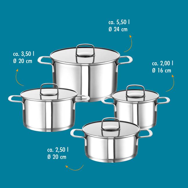 Rohe Germany Nimm-4 Set Tom, 4-tlg VIP-Rabatte