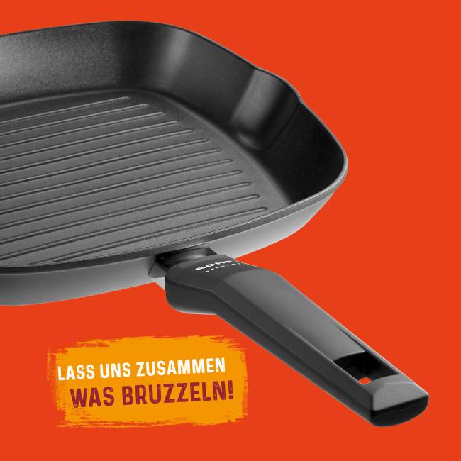 Rohe Germany Grillpfanne Henry, 28 x 28 cm Discount Store für neue Produkte