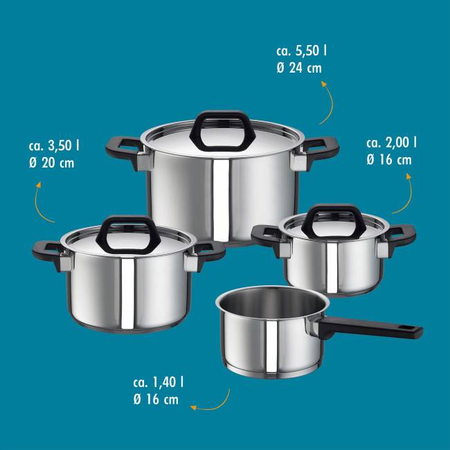 Rohe Germany Vario-Set Max, 4-tlg Outlet