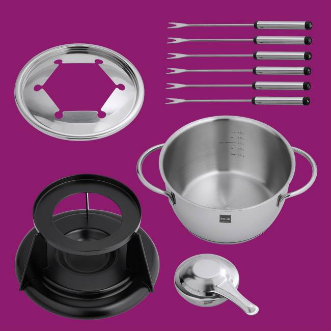 Rohe Germany Fondue Fenja, 18 cm, 2,20 L Begrenztes Angebot