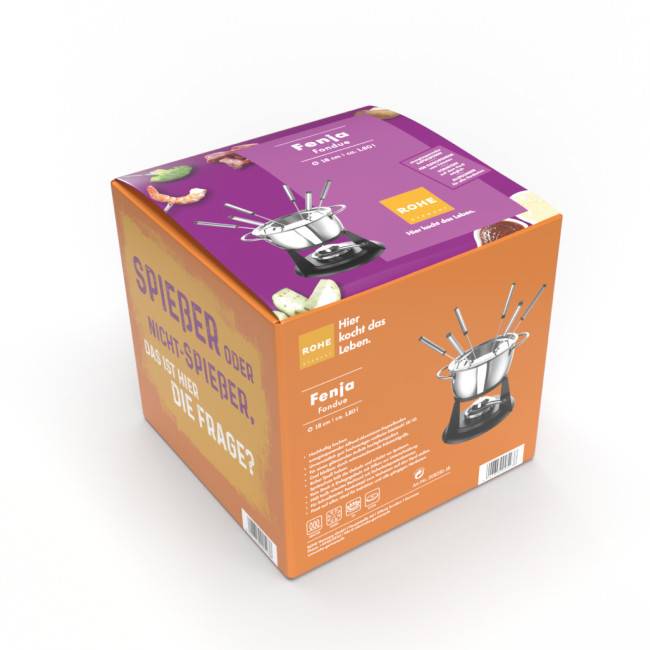 Rohe Germany Fondue Fenja, 18 cm, 2,20 L Begrenztes Angebot